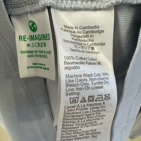 J. Crew Soft Blue Long Sleeve Tee - Picture 3 of 4